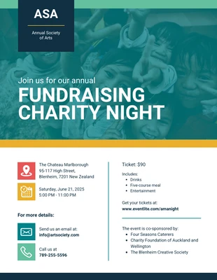 business  Template: Annual Charity Event Flyer Template