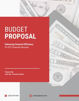 Free  Template: Budget Proposal Template