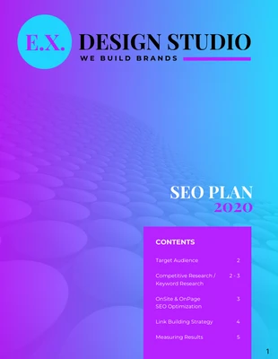 business  Template: SEO Strategy Proposal Template