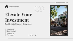 Free  Template: Real Estate Product Presentation Template