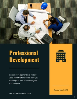 Free  Template: Aztec Professional Development Plan Template