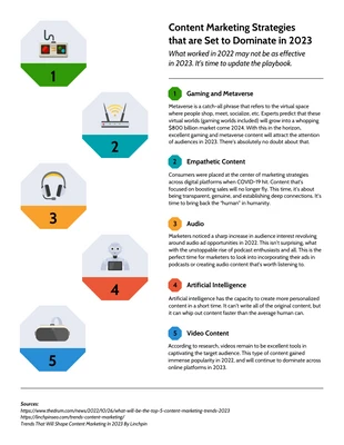 premium  Template: Marketing Strategy Infographic Template