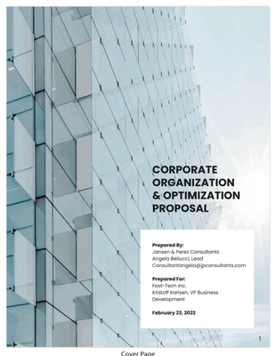 Free accessible Template: Corporate Business Consulting Proposal Template