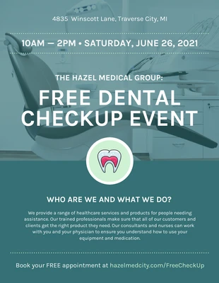 premium  Template: Dental Promotion Business Event Poster