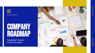 premium  Template: White Roadmap Presentation Template