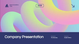 Free  Template: Colorful Company Presentation Template