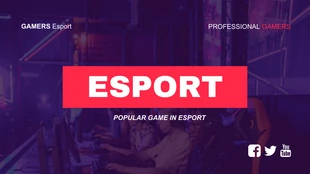 Free  Template: Esport Game Presentation Template