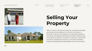 Broken White Minimalist Simple Real Estate Listing Presentation - Page 5