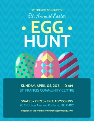 premium  Template: Easter Egg Hunt Flyer Template