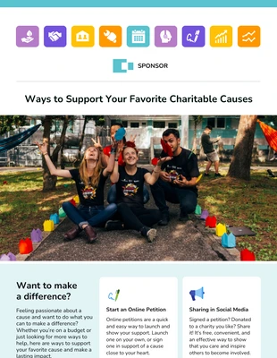 premium  Template: Charity Newsletter Template