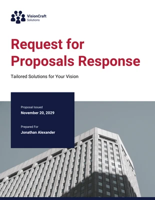 premium  Template: Request for Proposal Response Template