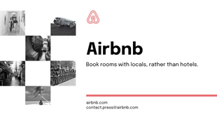 premium  Template: Clean Airbnb Pitch Deck Presentation Template