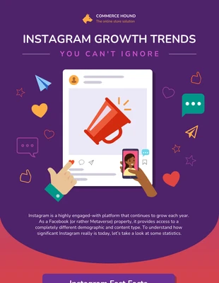 premium accessible Template: Instagram Infographic Infographic Template