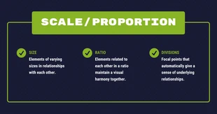 premium  Template: Proportion Principle of Design Facebook Post