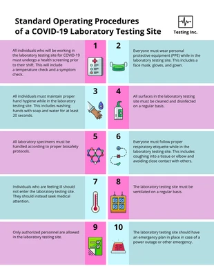 Free  Template: Standard Operating Procedure for Laboratory Tests Template