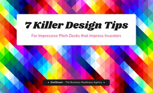 Free  Template: Vibrant Pattern Simple Design Tips eBook Template