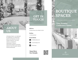 business  Template: Conference and Events Venue Brochure Template