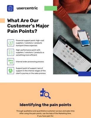 business  Template: Identifying Customer Pain Points Infographic Template