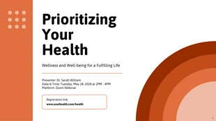 premium  Template: Health Presentation Template