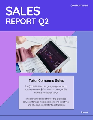 Free  Template: Fun Sales Report Template