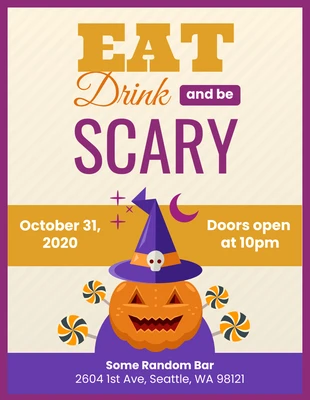 premium  Template: Festive Halloween Event Flyer Template