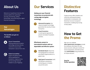 Cryptocurrency Services Z-Fold Brochure - Page 2