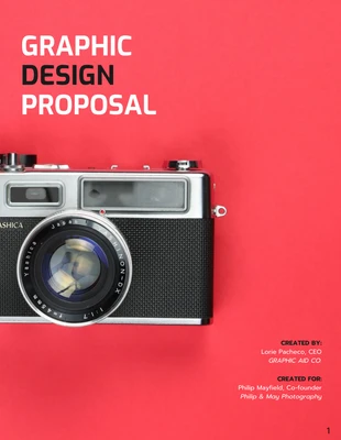 premium  Template: Modern Graphic Design Proposal Template