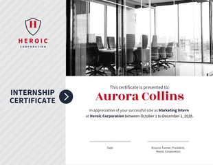 premium  Template: internship Completion Certificate Template