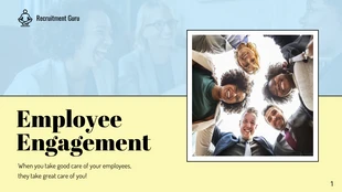 business  Template: Employee Engagement Company Presentation Template