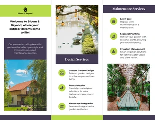 Garden Design & Maintenance Brochure - Page 2