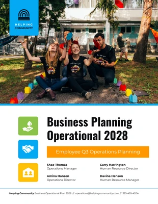 business  Template: Business Operational Plan Template