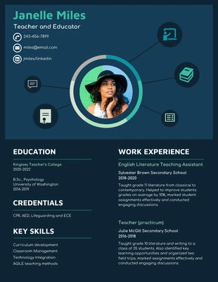 Free  Template: Navy College Resume for Students Template