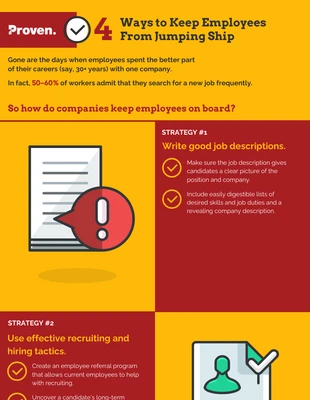 premium  Template: Keeping Employees Infographic Template