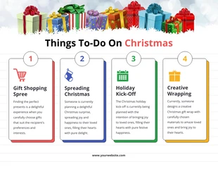 premium  Template: Things To-Do On Christmas Infographic Template