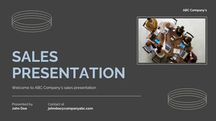 Free  Template: Tundora Sales Presentation Template