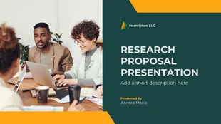 Free  Template: Minimalist Professional Business Proposal Presentation Template