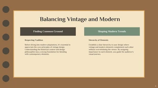 Brown And Beige Vintage Presentation - Page 4