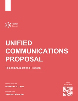 premium  Template: Unified Communications Proposal Template