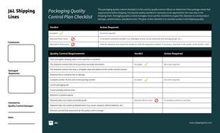 Free  Template: Product Quality Plan Template