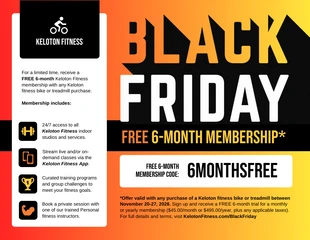 Free  Template: Black Friday Flyer Template