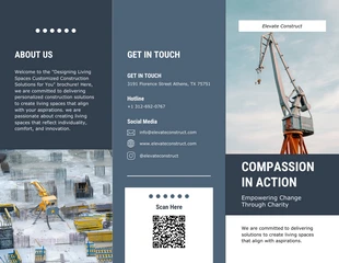 business interactive Template: Modern Construction Brochure Template