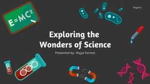 premium  Template: Exploring The Wonders Of Science Presentation Template