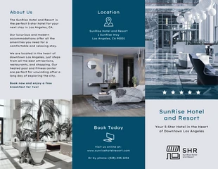 business  Template: Simple Hotel Brochure Template