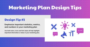 premium  Template: Gradient Marketing Plan Facebook Post