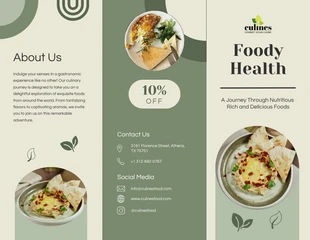 premium  Template: Food Brochure Template