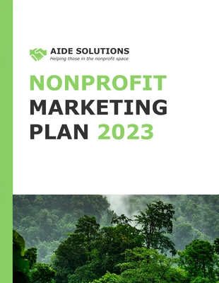 premium  Template: Nonprofit Marketing Plan Template