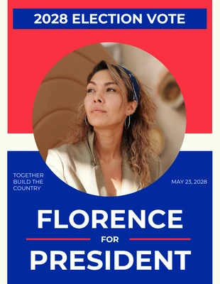 Free  Template: Election Vote for President Flyer Template