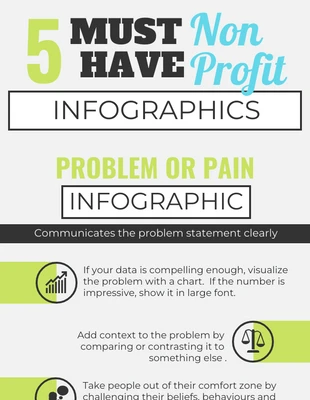 premium  Template: Non-Profit Types Infographic Template