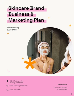 Free  Template: Feminine Business Plan Template