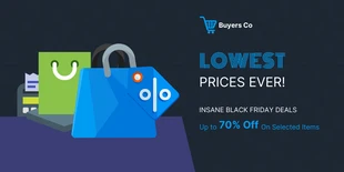 premium  Template: Black Friday Ad Template